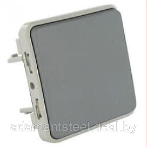 PLEXO - Выключатель/переключатель на два направления IP 55 (серый) - фото 1 - id-p138605550
