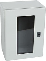 Шкаф моноблочный Atlantic МП 400x300x200, стекл.дверь, IP66
