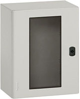 Шкаф моноблочный Atlantic МП 500x400x200, стекл.дверь, IP66