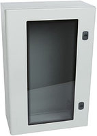 Шкаф моноблочный Atlantic МП 600x400x200, стекл.дверь, IP66