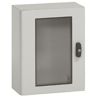 Шкаф моноблочный Atlantic МП 600x600x250, стекл.дверь, IP66