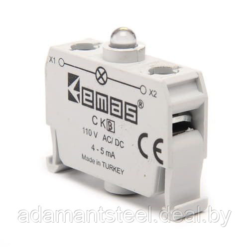 LED-W Светодиод белый 100-250В AC к серии CM/CP в коробку - фото 1 - id-p138603089