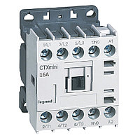 Контактор CTX3 Мини 3P 16A (AC-3), Uк=24VAC, 1NO всп.контакт