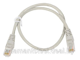 Патч-корд RJ45 UTP 0.5м кат.5E серый