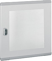 Дверь для щита XL3 160 на 2 ряда профильная прозрачное стекло