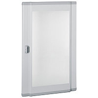 Дверь для щита XL3 160 на 4 ряда профильная прозрачное стекло