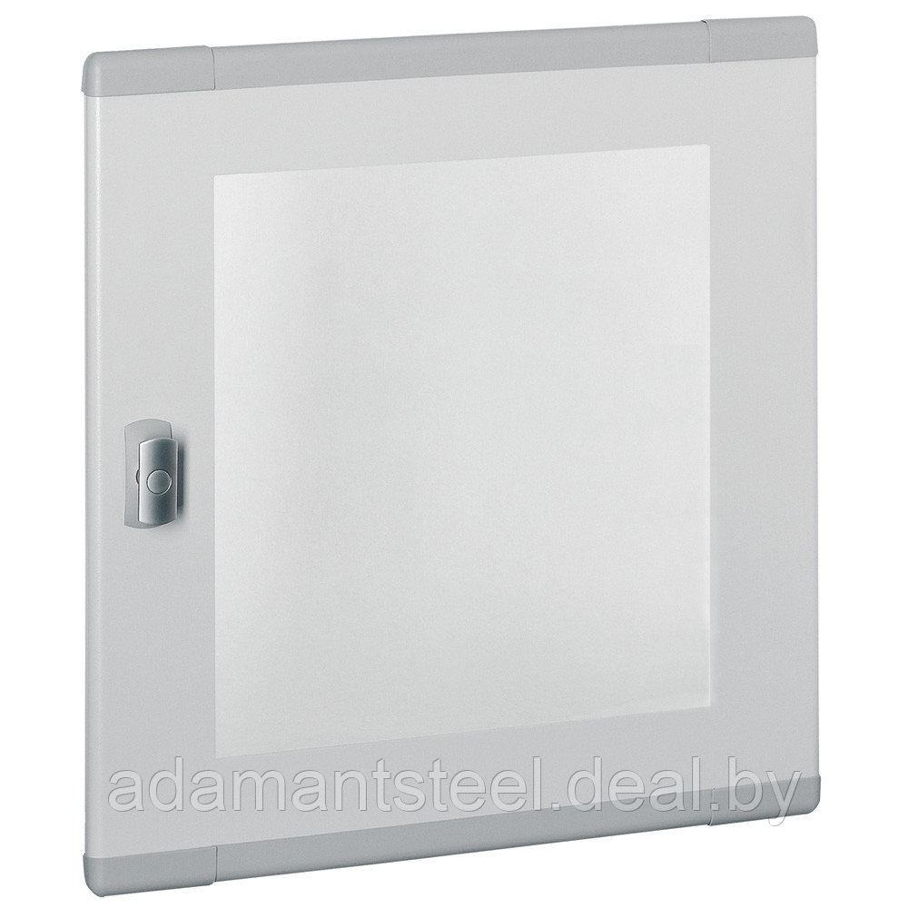 Дверь для щита XL3 160 на 2 ряда плоская прозрачное стекло - фото 1 - id-p138603336