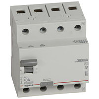 УЗО Legrand RХ3 4P 40A 300mA 10kA 4M тип АС