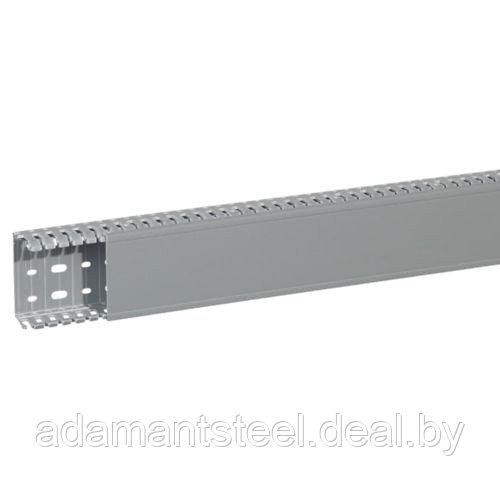 Перфорированный кабель-канал Transcab 80x40 мм (ширина крышки х глубина короба) L=2м серый