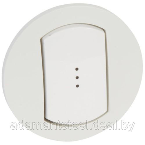 Celiane - Лицевая панель IP44 для выключателя/переключателя с подсветкой/индикацией белый - фото 1 - id-p138605293