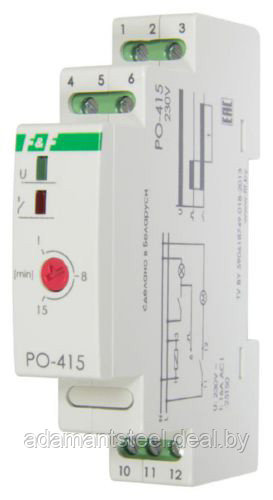 Реле времени PO-415, для систем вентиляции - фото 1 - id-p138609986