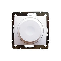 Valena - Светорегулятор поворотный универсальный 2-проводный 5-300 Вт, LED, (белый)