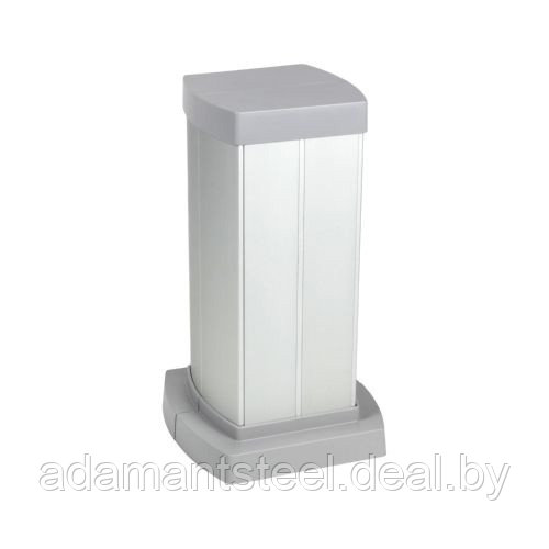 Snap-On мини-колонна алюминиевая с крышкой из алюминия, 2 секции, высота 0,3м, цвет алюминий