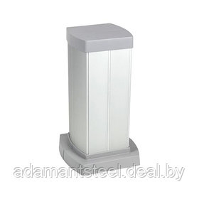 Snap-On мини-колонна алюминиевая с крышкой из алюминия 4 секции, высота 0,3м, цвет алюминий