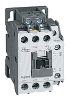 Контактор CTX3 22 3P 22A (AC-3), Uк=24VDC, 1NO+1NC всп.контакт