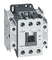 Контактор CTX3 40 3P 32A (AC-3), Uк=110VAC, 2NO+2NC всп.контакт