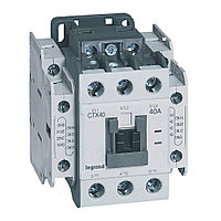 Контактор CTX3 40 3P 40A (AC-3), Uк=24VAC, 2NO+2NC всп.контакт