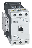 Контактор CTX3 100 3P 75A (AC-3), Uк=24VAC, 2NO+2NC всп.контакт