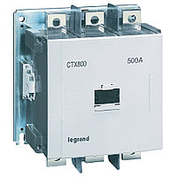 Контактор CTX3 800 3P 500A (AC-3), Uк=100...250VAC/DC, 2NO+2NC всп.контакт