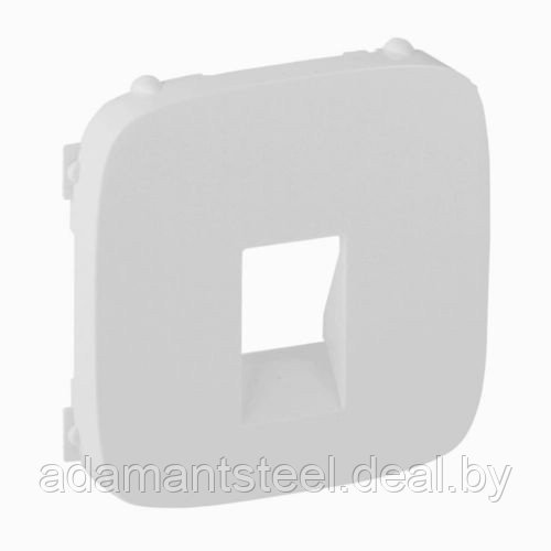 Valena Allure - Лицевая панель для аудиорозетки с пружинными зажимами одиночной белая - фото 1 - id-p138608381