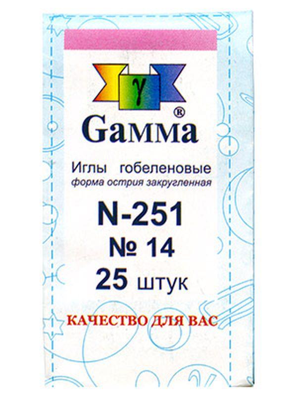 Игла для шитья, ручная гобеленовая №14 "Gamma"