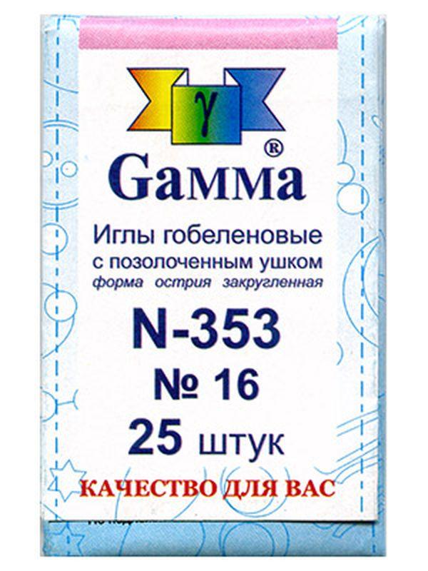 Игла для шитья, ручная гобеленовая №16 "Gamma"