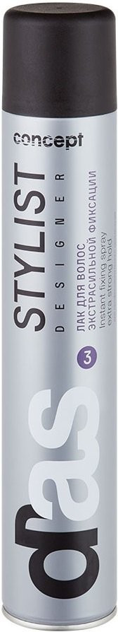 Лак для волос STYLIST DESIGNER экстрасильной фиксации, 400 мл (Concept) - фото 2 - id-p154116241