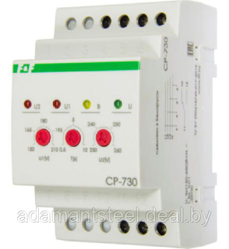 Реле контроля напряжения CP-730, трехфазное - фото 1 - id-p138609928