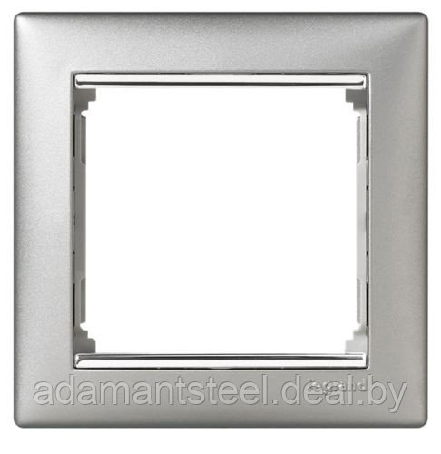 Valena - Рамка 1 пост алюминий/серебро - фото 1 - id-p138608655