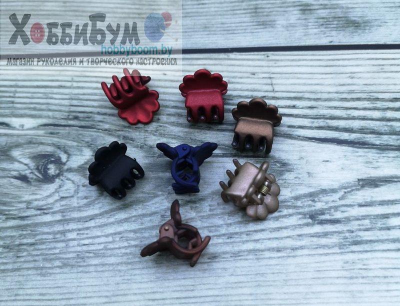Заколка для волос "краб" пластик 1,9 см