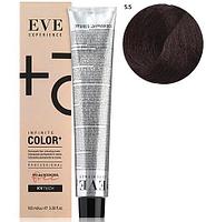 Стойкая крем-краска для волос EVE Experience 5.5 светло-каштановый, красное дерево, 100 мл (Farmavita)