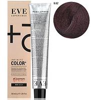 Стойкая крем-краска для волос EVE Experience 6.62 темный блондин фиолетово-красный, 100 мл (Farmavita)