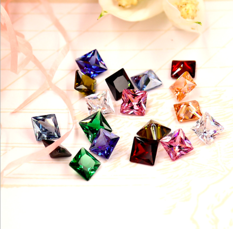 Стразы Crystal "Циркон" (стекло) 8х8 мм