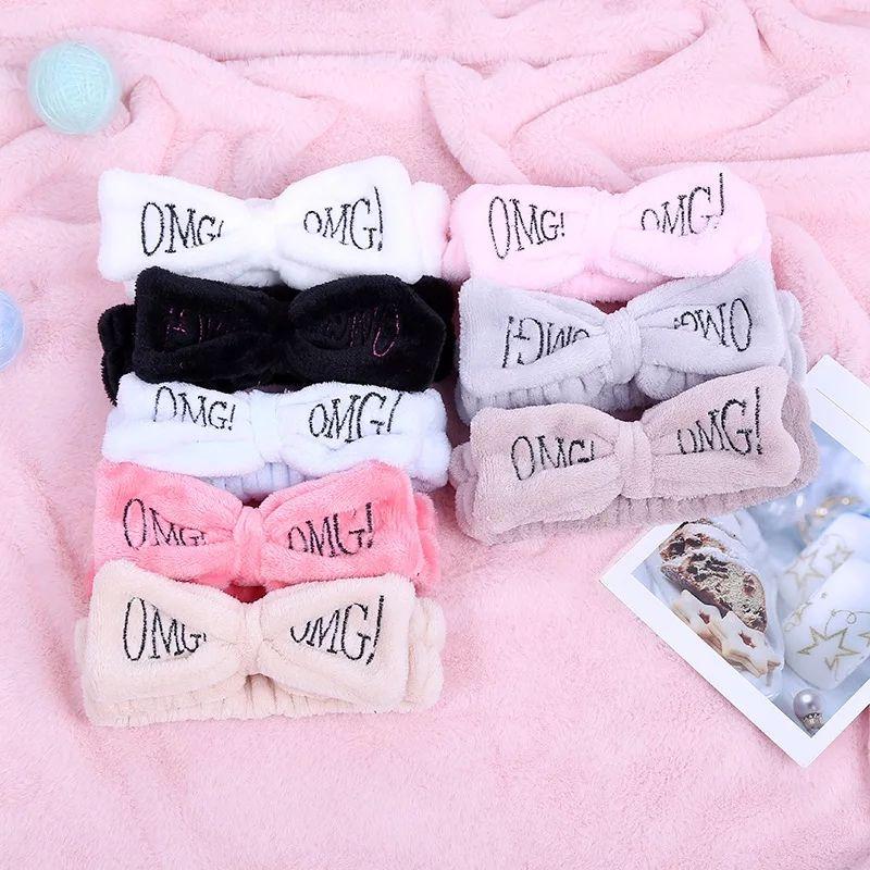 Повязка косметическая на волосы "Omg"