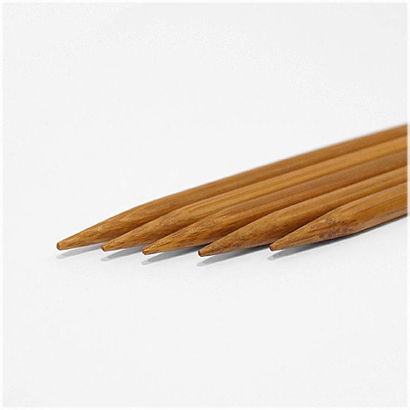 Спицы 5-ти комплектные носочные бамбук d 9.0 мм 20 см
