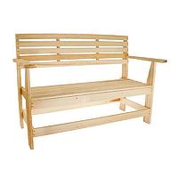 Скамейка с подлокотником, наличник 160×55×90см "Добропаровъ"