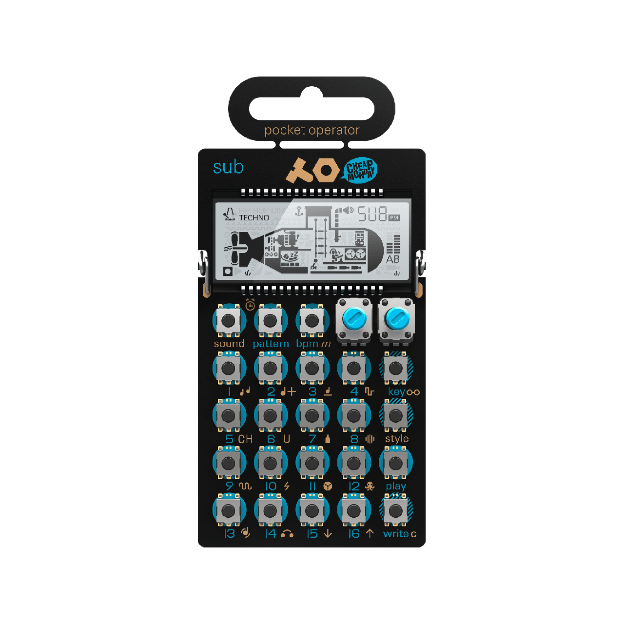 Синтезаторный модуль Teenage Engineering PO-14 sub