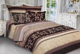 Комплект постельного белья, бязь 2-спальный (175215 см 180215 см 7070-см -2 шт) Царский Живые фотографии