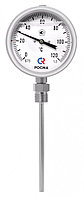 Термометр биметаллический БТ-52.220(0-120С) G1/2.150.1,5 под ГЗ 8мм радиальный d=100мм корозионност