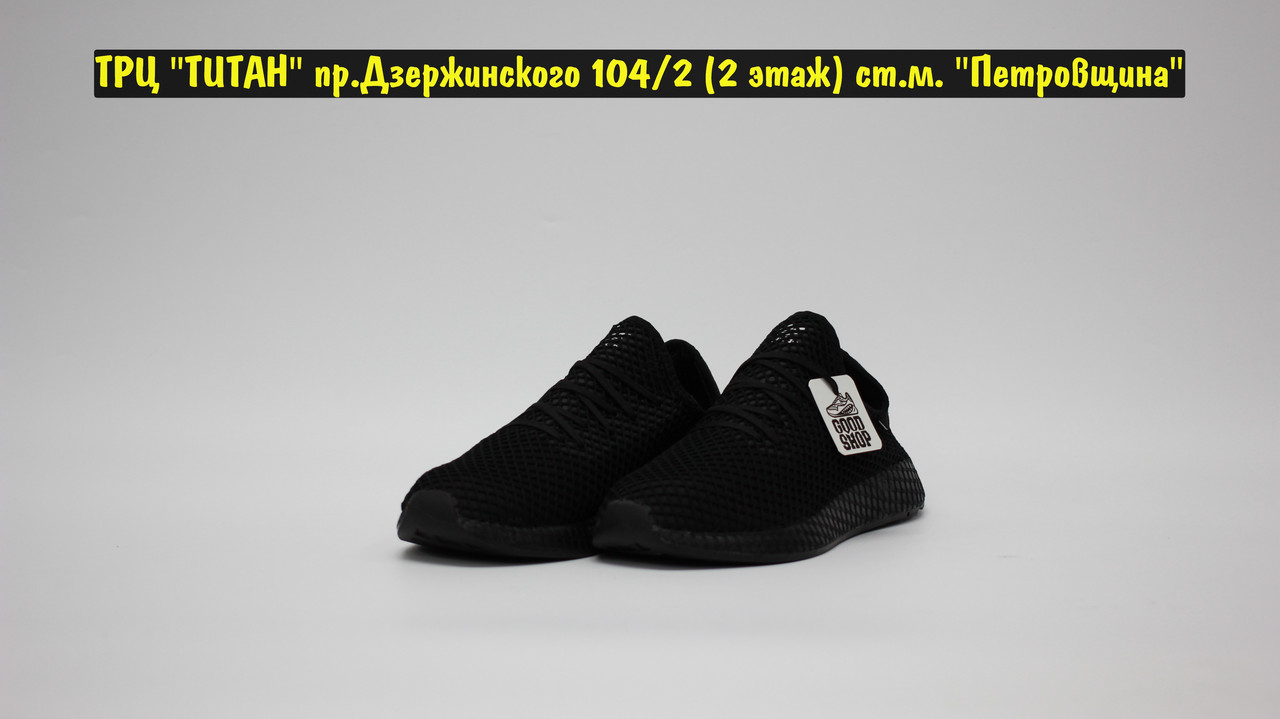 Кроссовки Adidas Deerupt Runer All Black - фото 2 - id-p127022200