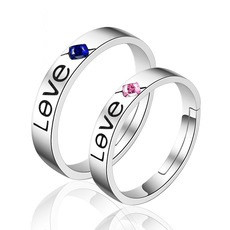 Парные кольца для влюбленных "Неразлучная пара 151" - фото 1 - id-p154183248