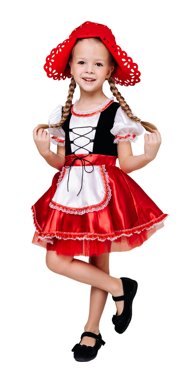 Карнавальный костюм детский Красная Шапочка Пуговка 2066 к-20, фото 1