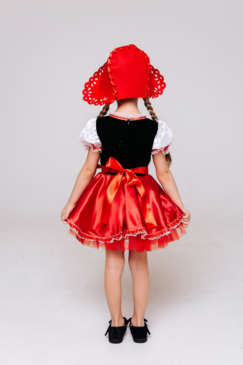 Карнавальный костюм детский Красная Шапочка Пуговка 2066 к-20 - фото 3 - id-p154184562