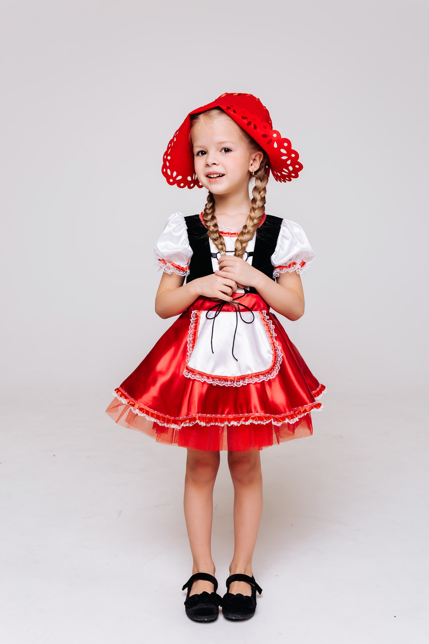 Карнавальный костюм детский Красная Шапочка Пуговка 2066 к-20 - фото 2 - id-p154184562