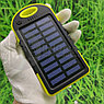 Внешний аккумулятор на солнечных батареях Solar Сharger 5000mAh Чёрный, фото 6