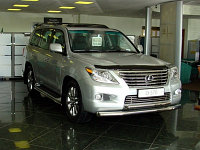 Дефлектор капота EGR Lexus LX570 2007-2015 с загибом. РАСПРОДАЖА