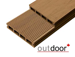 Террасная доска ДПК Outdoor 150*25*3000 мм. вельвет/шлифованная дуб