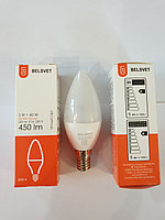 Лампа светодиодная BELSVET LED-M C37 5W 3000 K E14 (свеча).