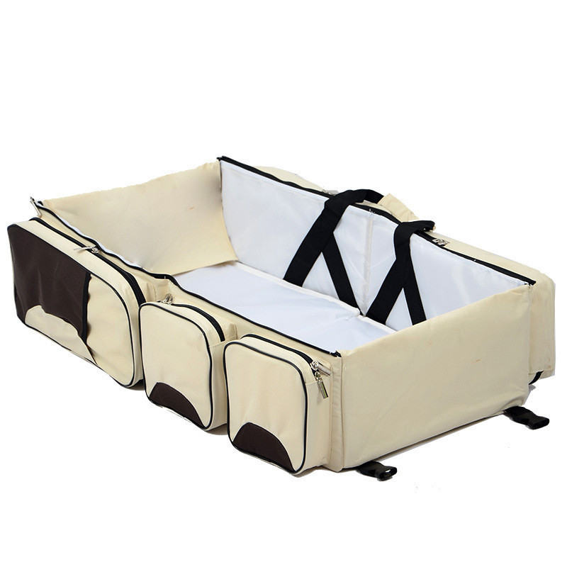Детская сумка-кровать Ganen Baby Travel Bed and Bag - фото 1 - id-p102105567