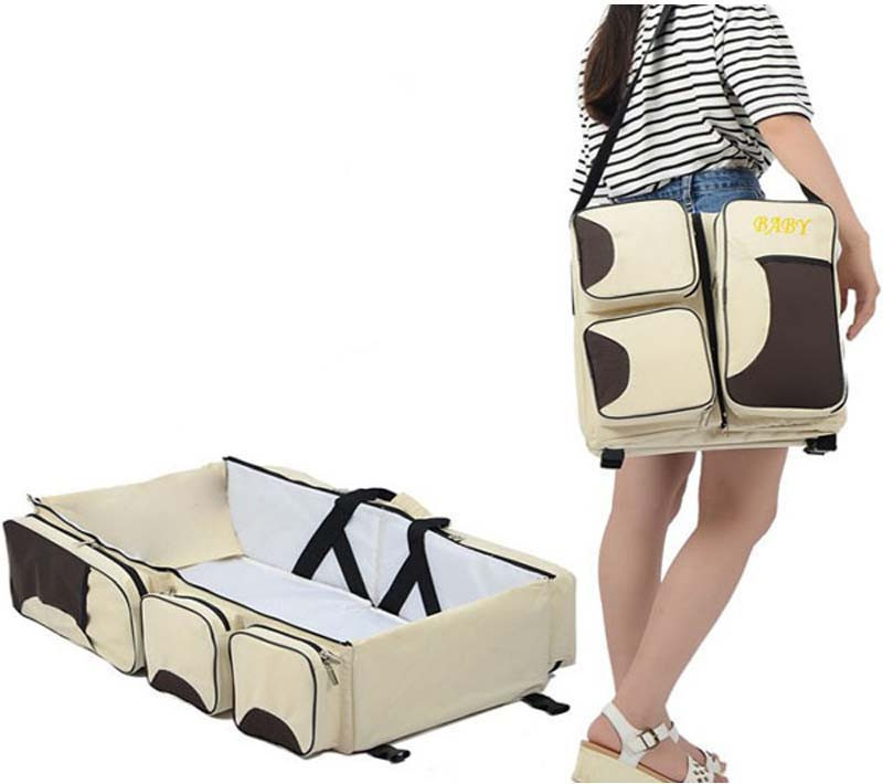 Детская сумка-кровать Ganen Baby Travel Bed and Bag - фото 7 - id-p102105567
